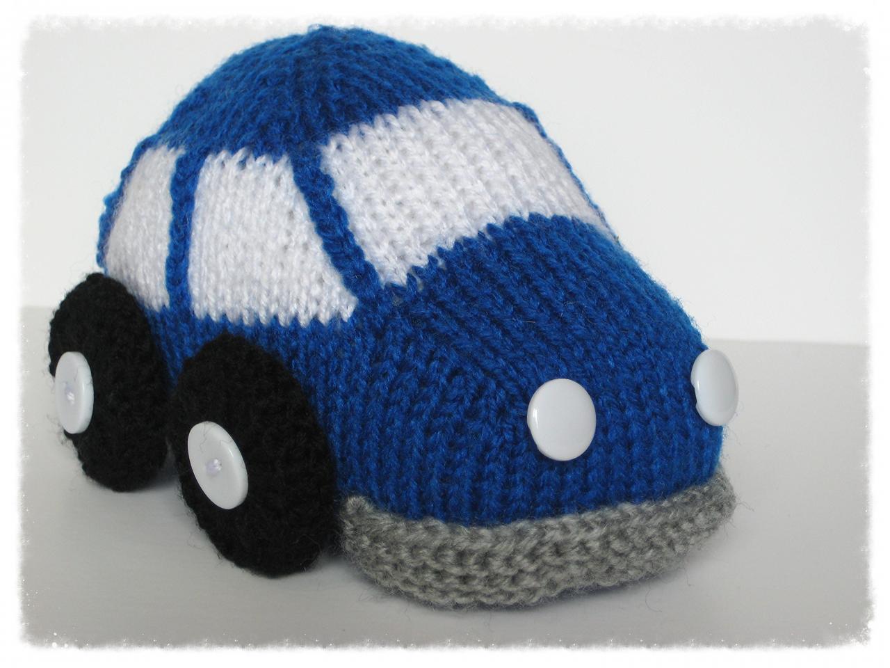 Bubble Car Toy Knitting Pattern on Luulla
