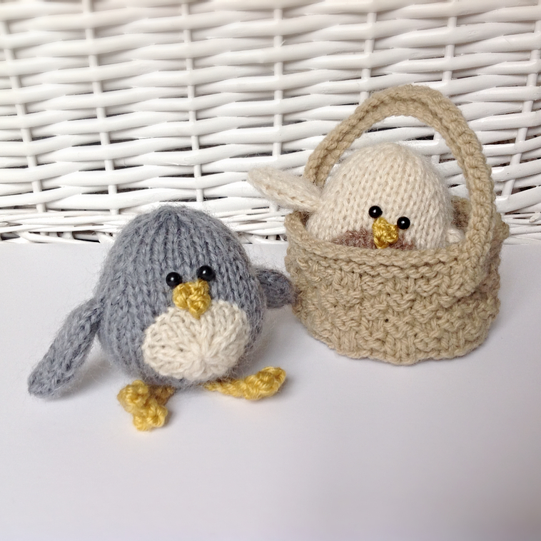 Chirpy Birds In A Basket Toy Knitting Patterns on Luulla