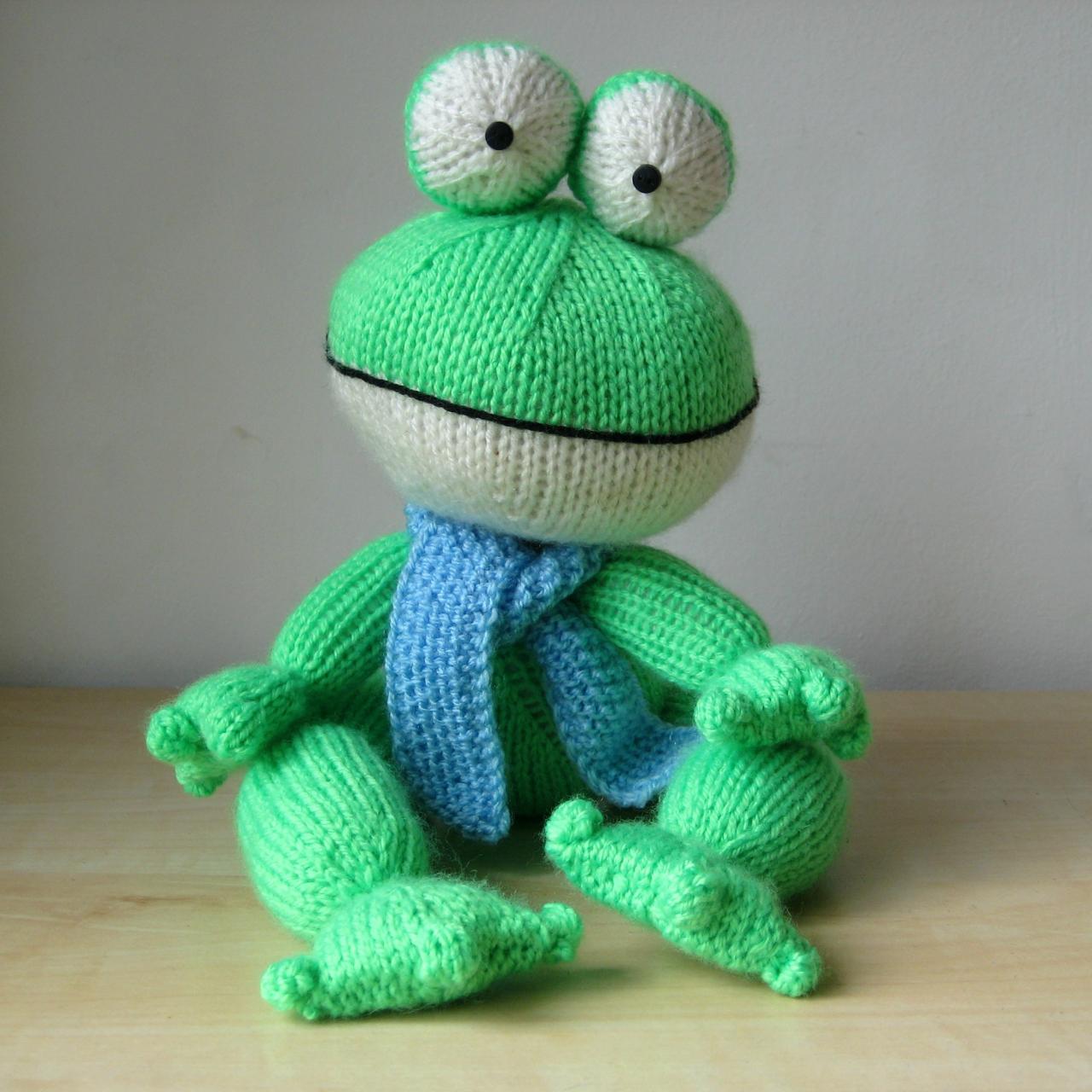Felix The Frog Toy Knitting Patterns on Luulla