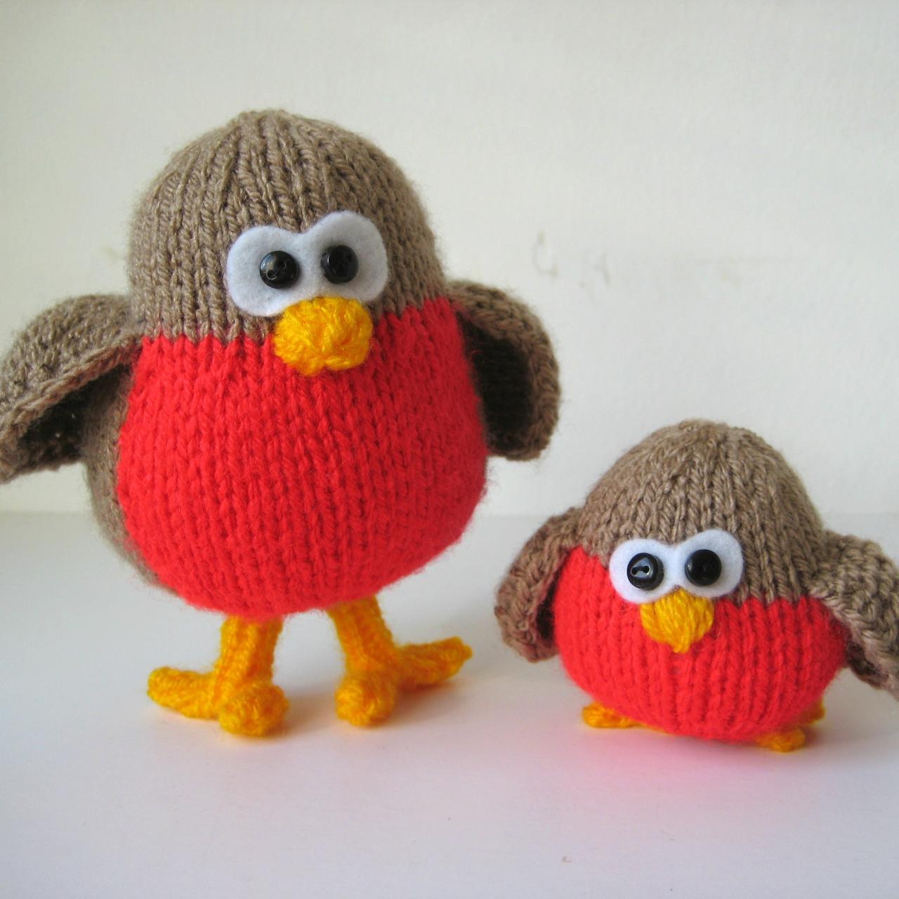 Rockin Robins Toy Knitting Patterns on Luulla