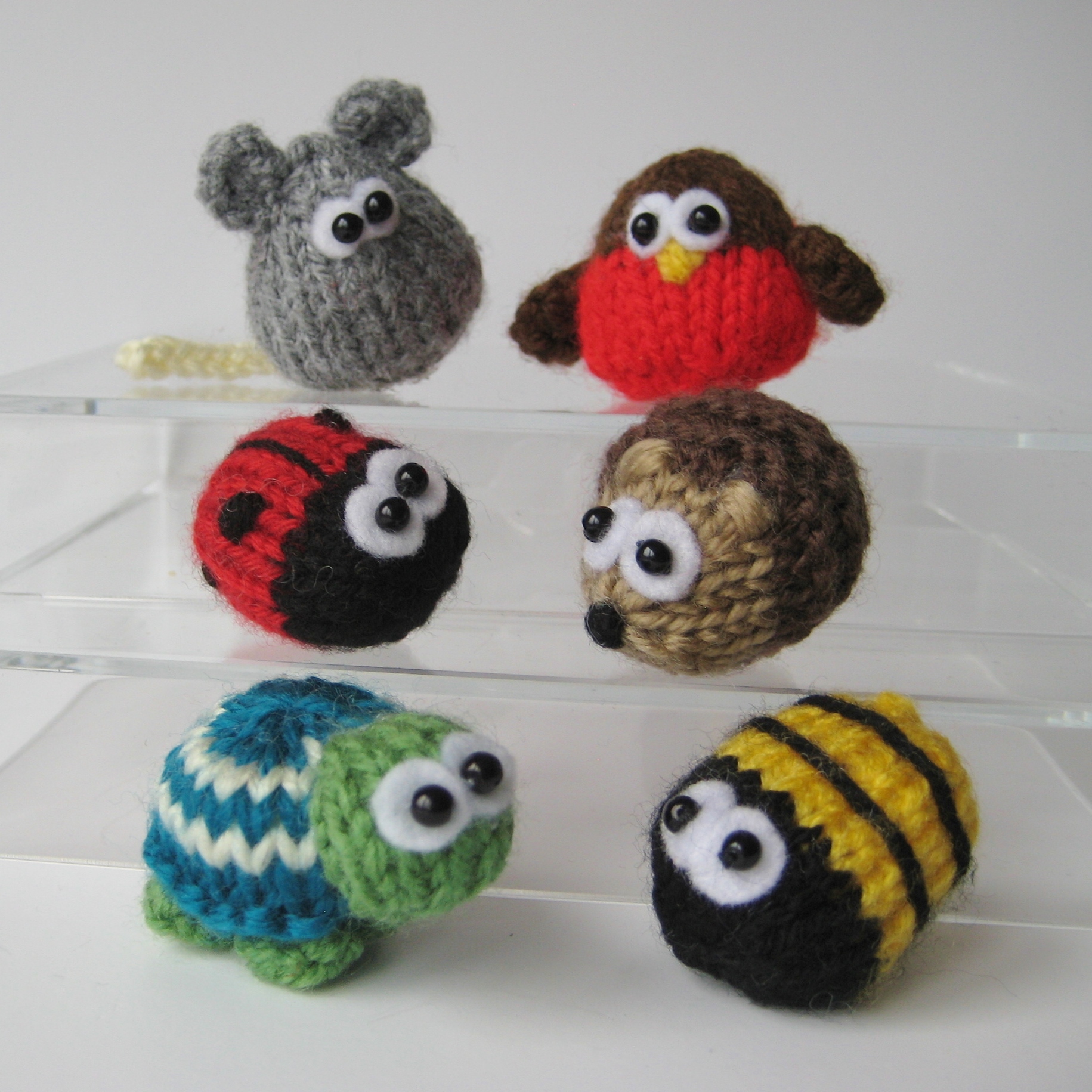 Teeny Toy Animal Knitting Patterns on Luulla