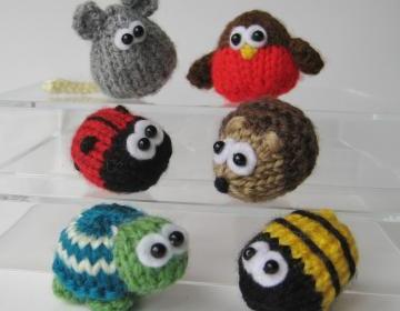 Teeny Toy Animal Knitting Patterns on Luulla